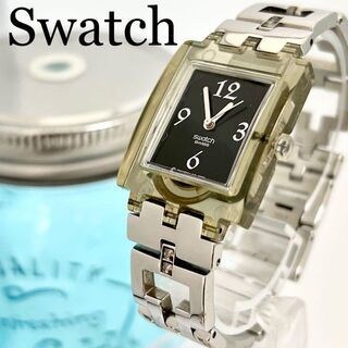 swatch - 157 Swatch スウォッチ時計　レディース腕時計　四角形　シンプル　人気