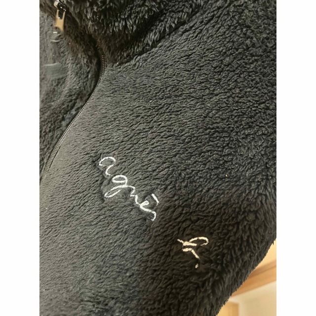 agnes b.(アニエスベー)のアニエスベーフリースＭサイズ レディースのジャケット/アウター(ノーカラージャケット)の商品写真