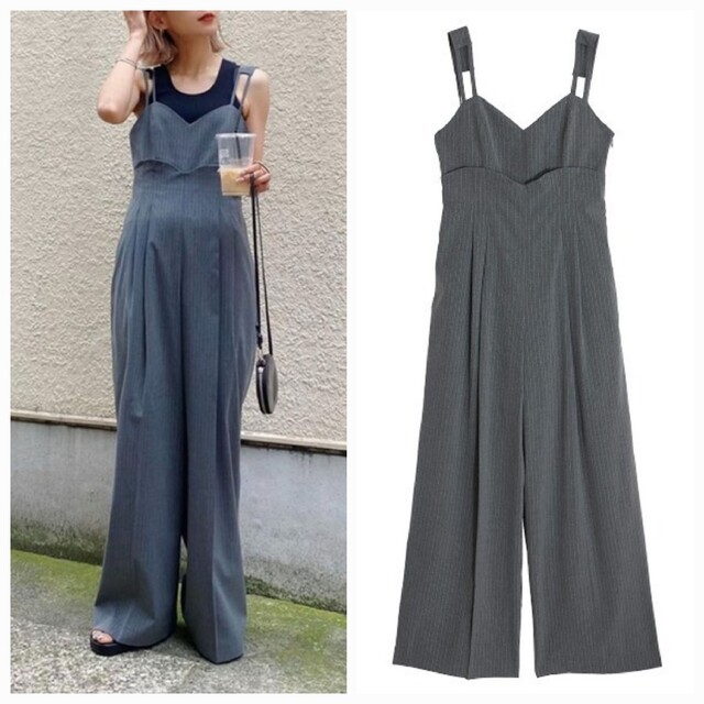 Ameri VINTAGE - AmeriVINTAGE MEDI CORD SUSPENDER WIDEパンツ