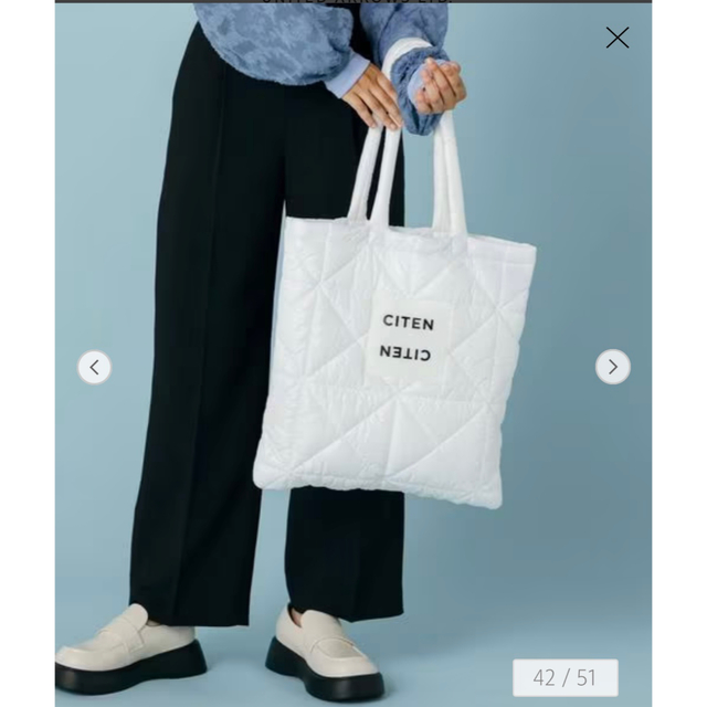 UNITED ARROWS(ユナイテッドアローズ)のCITEN パデッドキルティングトートバッグ レディースのバッグ(トートバッグ)の商品写真