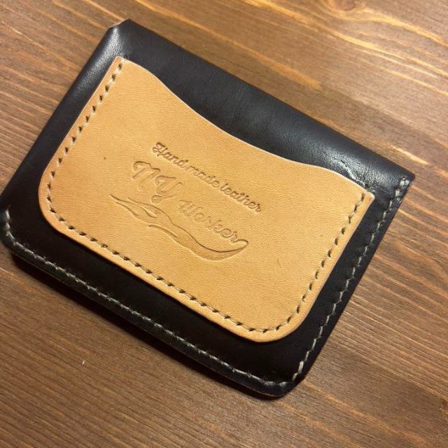 栃木レザー ミニトラッカーウォレット ミニウォレット コンパクトウォレット 茶芯
