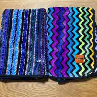 MISSONI(ミッソーニ) ハーフケット2枚　ひざ掛け(毛布)