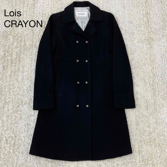 Lois CRAYON - Lois CRAYON ロイスクレヨン コート ブラックの通販 by ...