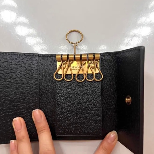 Gucci - アニマリエ レザーキーケースの通販 by ネネ's shop|グッチ