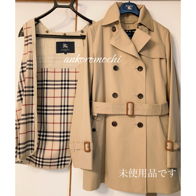 タイムセール！】 BURBERRY 未使用【高級☆ライナー付きトレンチコート】BURBERRY、バーバリーロンドン トレンチコート 