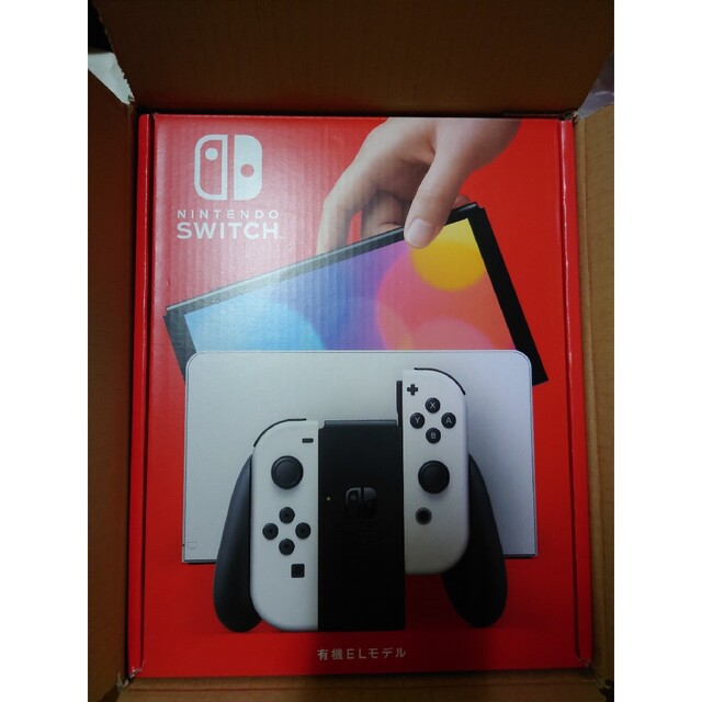 ゲームソフト/ゲーム機本体Nintendo Switch 有機ELモデル ホワイト 1/24購入品
