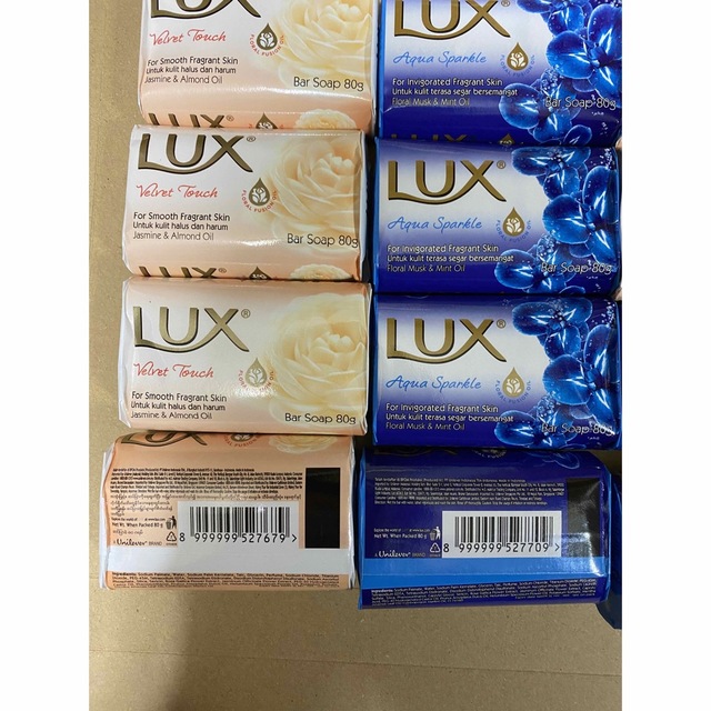 高級感 LUX石鹸 ベルベットタッチ 80gアクアスパークル 80g 12個 fawe.org