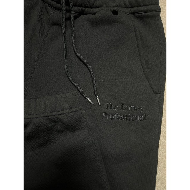 メンズennoy HOODIE＋SWEAT PANTS 刺繍色 BLACK - パーカー