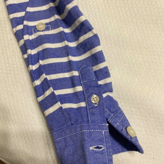 babyGAP(ベビーギャップ)のGAP ボーダーシャツ キッズ/ベビー/マタニティのキッズ服男の子用(90cm~)(ブラウス)の商品写真