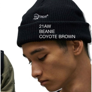 W)taps - 21AW BEANIE COYOTE BROWN