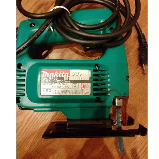 マキタ makita M433 ジグソーの通販 by くまお's shop|ラクマ マキタ makita M433 ジグソーの通販 by くまお's shop|ラクマ