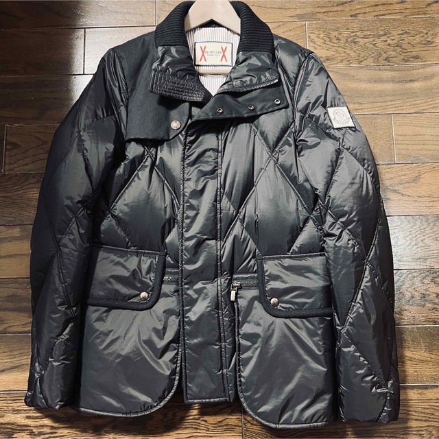 最安 MONCLER モンクレールガムブルー ダウン 0 BLEU GAMME 【美品