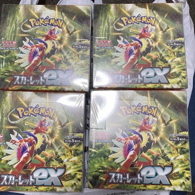 ポケモンカードゲーム スカーレット&バイオレット 未開封box ✖️4
