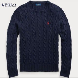 ポロラルフローレン(POLO RALPH LAUREN)の【新品未使用】ポロ ラルフローレン　ケーブルニット コットン セーター(ニット/セーター)