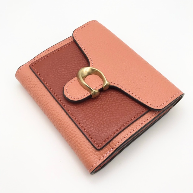 COACH 財布 ★大人気★ タビー スモール ウォレット ライトコーラル 新品