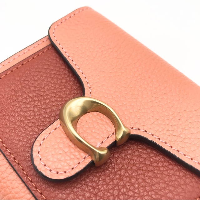 COACH 財布 ★大人気★ タビー スモール ウォレット ライトコーラル 新品