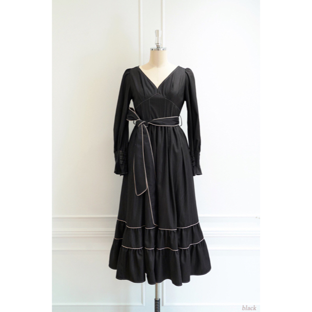 herlipto Signs of Autumn Belted Dress