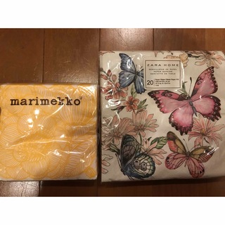 マリメッコ(marimekko)のペーパーナプキン　マリメッコとザラホーム(テーブル用品)