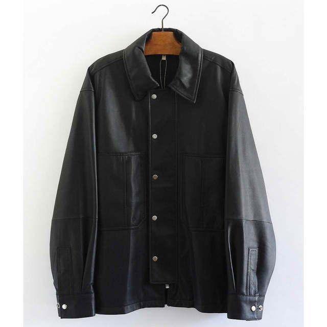 CCU シーシーユー レザー COVERALL SHIRT 菅田将暉 2 | www