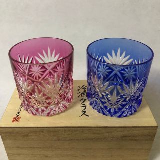 未使用シール付きHOYAリキュール食前酒グラス5色セット