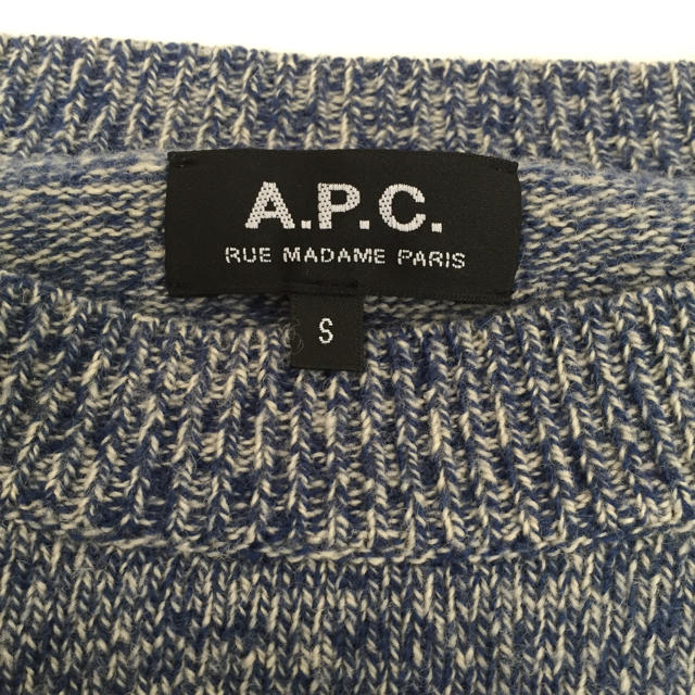 A.P.C(アーペーセー)のA.P.C.ブルーニット レディースのトップス(ニット/セーター)の商品写真
