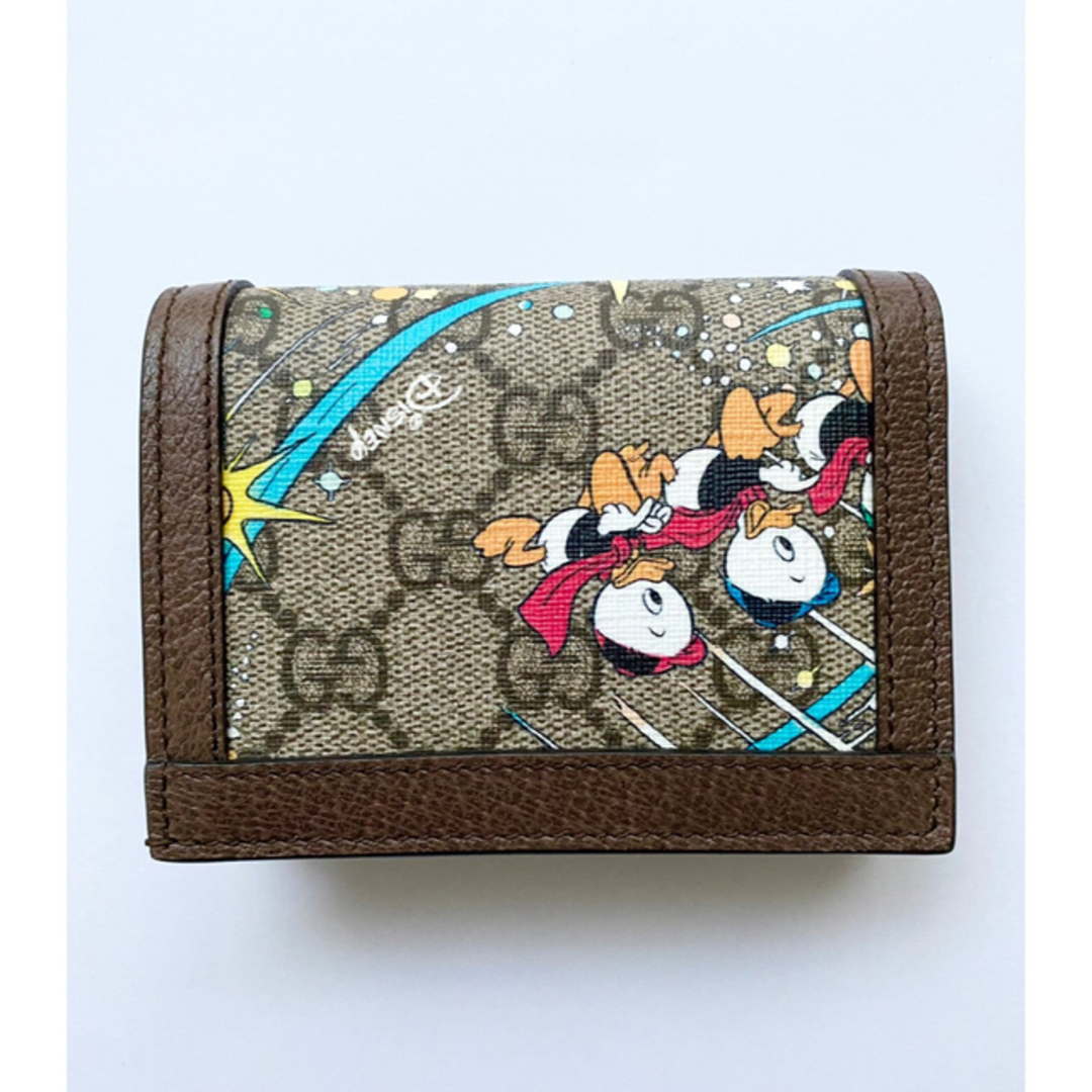 新品】希少 GUCCI × Disney ドナルド 折り財布 グッチディズニー-