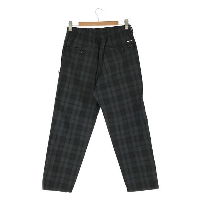 DESCENDANT / ディセンダント | 2021SS | SHORE BEACH PANTS コーデュラ ファブリック コットン ナイロン  チェック イージー パンツ | 2 | グレー | メンズ