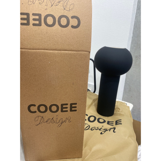 ACTUS(アクタス)のcooee design pillar ブラック　24cm フラワーベース　花瓶 インテリア/住まい/日用品のインテリア小物(花瓶)の商品写真