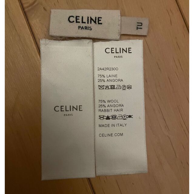 CELINE - (最終価格) CELINE セリーヌ ヘアバンド ホワイト ユニ CELINE - (最終価格) CELINE セリーヌ ヘアバンド ホワイト ユニ
