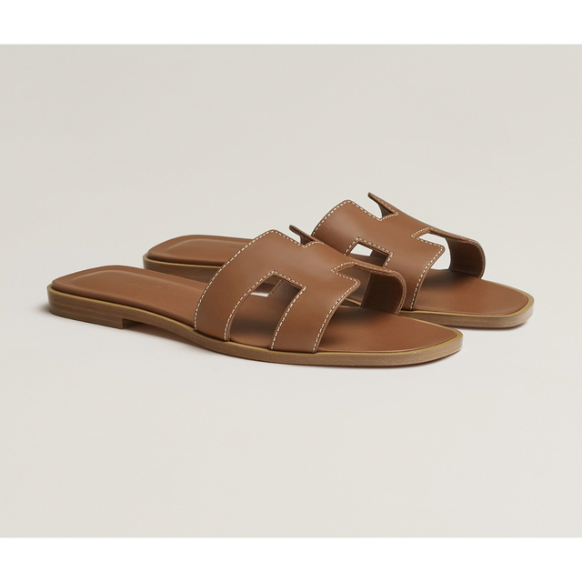 一番人気物 【新品未使用】エルメス - Hermes サンダル 茶色 35.5