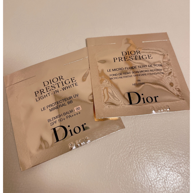 Dior(ディオール)のDIOR プレステージ　化粧下地 ファンデーション コスメ/美容のキット/セット(サンプル/トライアルキット)の商品写真