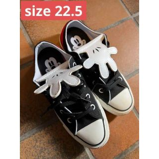 美品★Disney×converse コラボ　ハイカットスニーカー　24.5cm