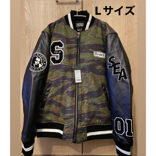 WIND AND SEA - HYSTERIC GLAMOUR X WDS VARSITY JACKET
