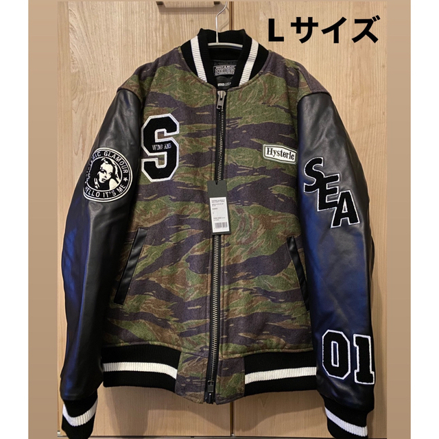 最高の品質の WIND AND SEA - HYSTERIC GLAMOUR X WDS VARSITY JACKET