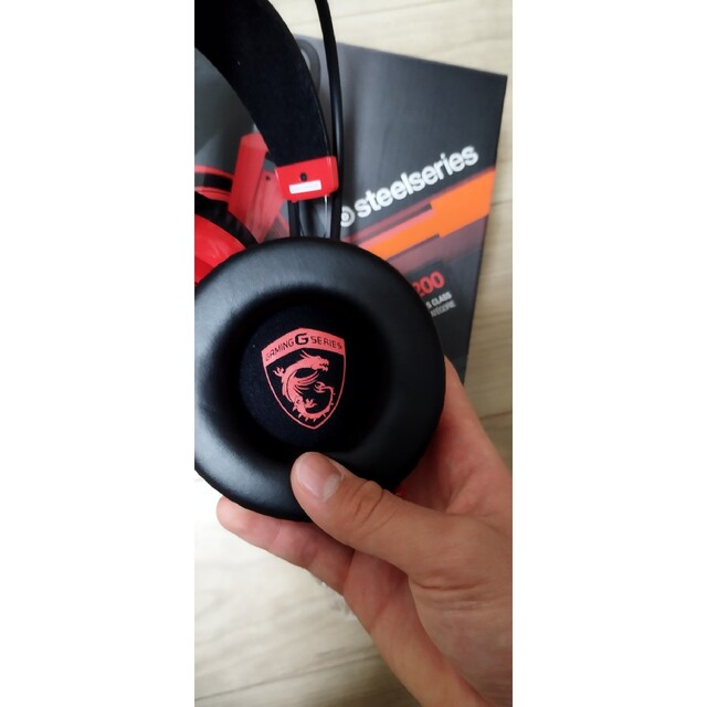 steelseries SIBERIA 200 MSI スマホ/家電/カメラのオーディオ機器(ヘッドフォン/イヤフォン)の商品写真