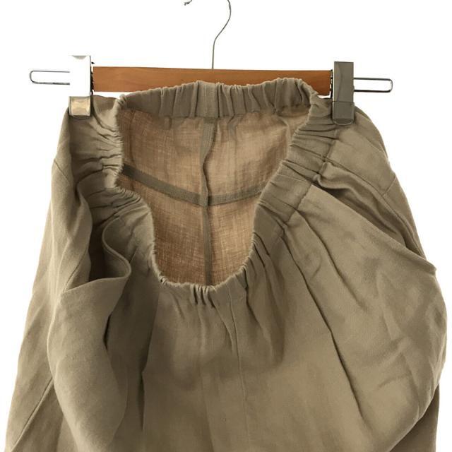 evam eva(エヴァムエヴァ)の【新品】  evam eva / エヴァムエヴァ | 2022 | linen tuck pants リネンタックパンツ | 1 | 10 beige | レディース レディースのパンツ(その他)の商品写真