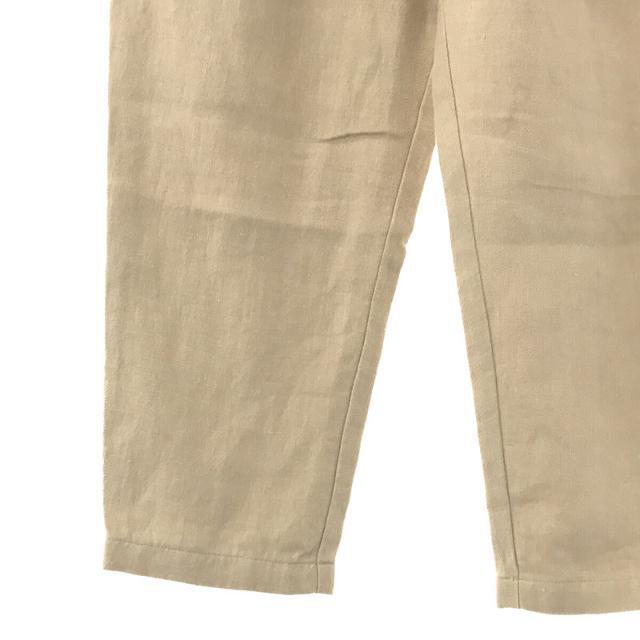 evam eva(エヴァムエヴァ)の【新品】  evam eva / エヴァムエヴァ | 2022 | linen tuck pants リネンタックパンツ | 1 | 10 beige | レディース レディースのパンツ(その他)の商品写真