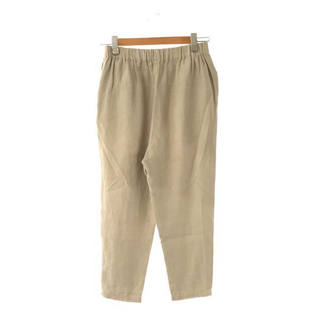 evam eva(エヴァムエヴァ)の【新品】  evam eva / エヴァムエヴァ | 2022 | linen tuck pants リネンタックパンツ | 1 | 10 beige | レディース レディースのパンツ(その他)の商品写真