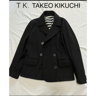 TAKEO KIKUCHI - Pコート ピーコート tk タケオキクチ ネイビー L