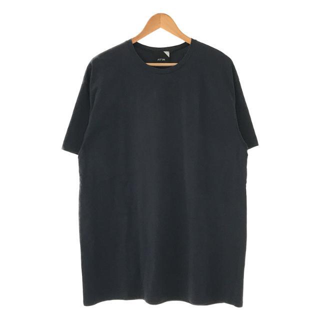 ATON / エイトン | ヌバック コットンオーバーサイズ S/S Tシャツ | 6 | ネイビー | メンズ