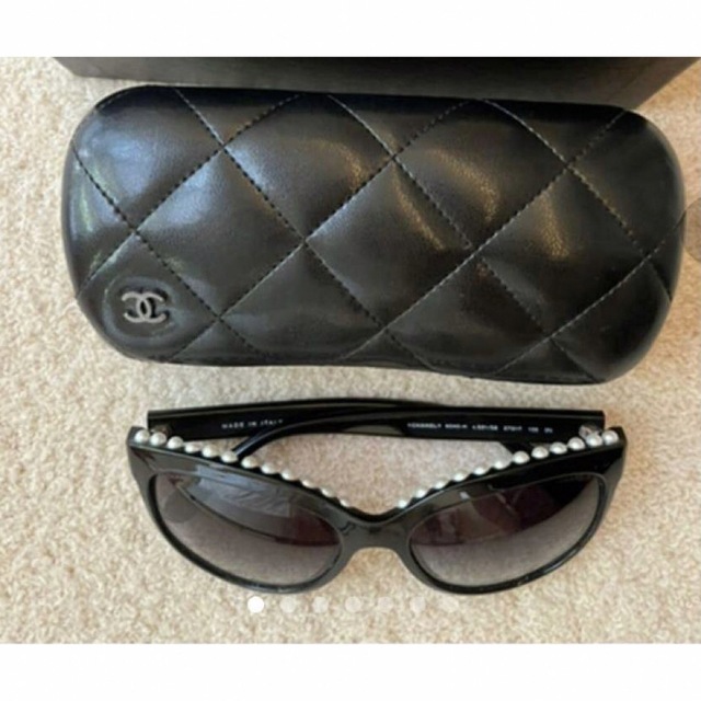 Chanel シャネル☆パールサングラス chanel 最前線の 49.0%割引