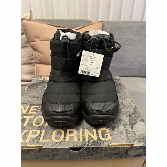 新品！ノースフェイス　K Nuptse Bootie ブラック