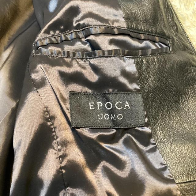 美品！EPOCA UOMO ラムレザージャケット！