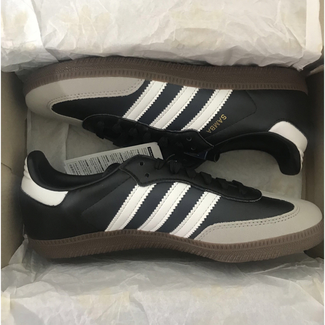 数量限定・即納特価!! 新品 ADIDAS SAMBA VEGAN 黒 24.5cm - 通販