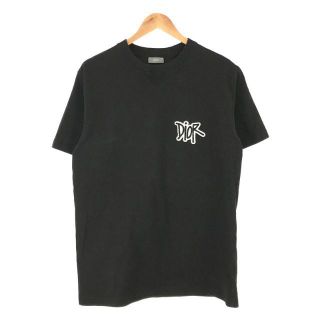 【新品】  Dior / ディオール | 2020AW  × Shawn Stussy / ショーン・ステューシー コラボ Front Logo Tee  箱有 イタリア製 ヘビーウェイト ビッグシルエット ロゴ Tシャツ カットソー | M | イエロー | メンズ