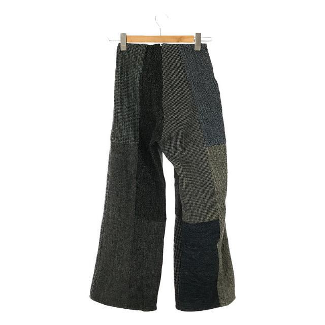 【新品】  MALION vintage / マリオンヴィンテージ | 2018AW | tweed patch work pants リメイク ツイード パッチワーク パンツ | 25 | ASSORT | レディース