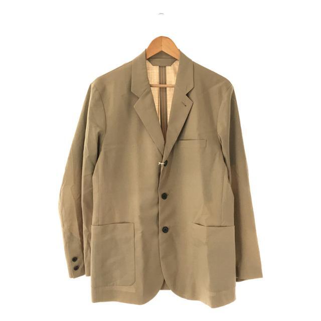 【新品】  MARKAWARE / マーカウェア | 2021SS | SUCK COAT ORGANIC WOOL TROPICAL オーガニック ウール トロピカル サック コート ジャケット | 3 | BEIGE | メンズ