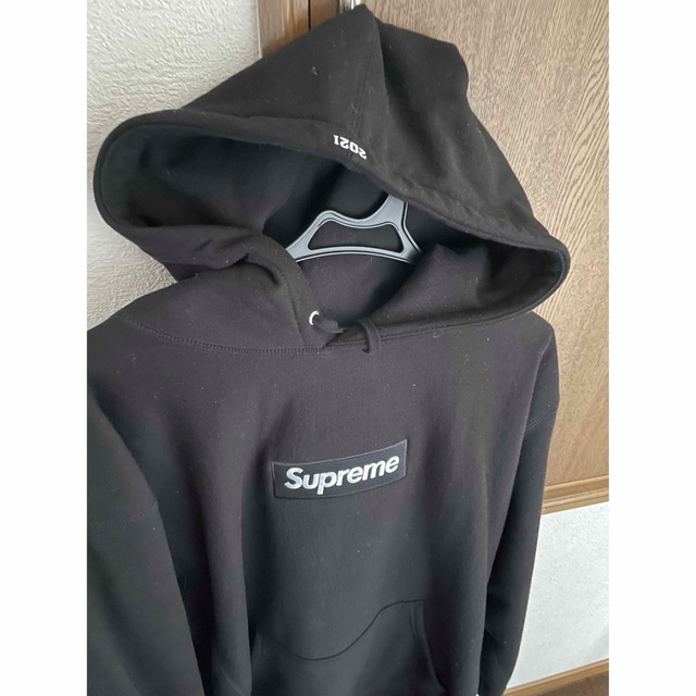 あべさま☆supreme パーカー BOXLOGO 2021 XL 美品☆値下げ