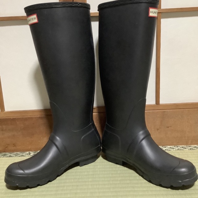 ヴィンテージ復刻 24cmブラックハンター長靴レインブーツHUNTER - 通販