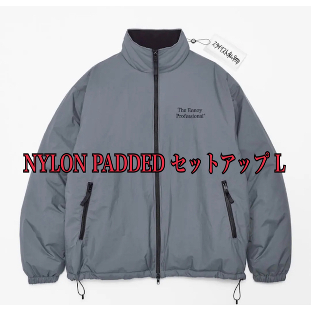 新品サイズEnnoy スタイリスト私物 NYLON PADDED SET UP